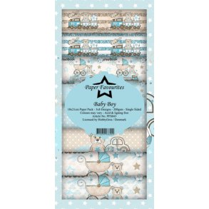 Paper Favourites Slim Card - PFS043 - Baby Boy