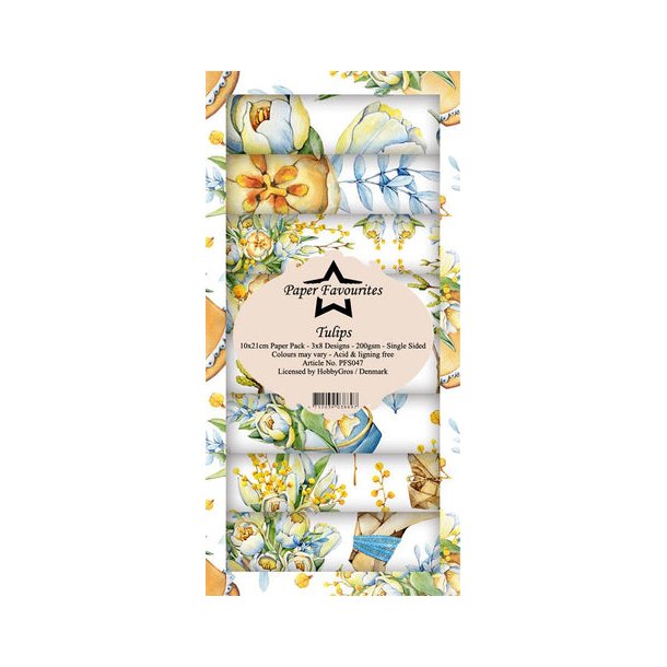 Paper Favourites Slim Card - PFS047 - Tulips