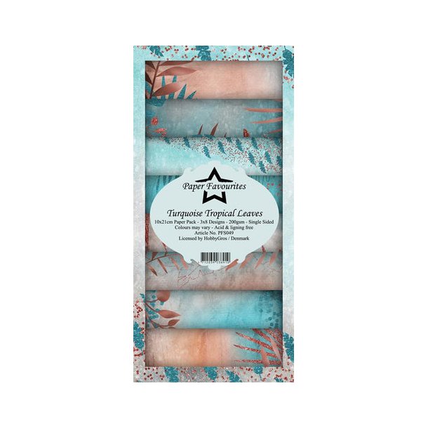 Paper Favourites Slim Card - PFS049 - Tropical