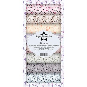 Paper Favourites Slim Card - PFS050 - Terazzo