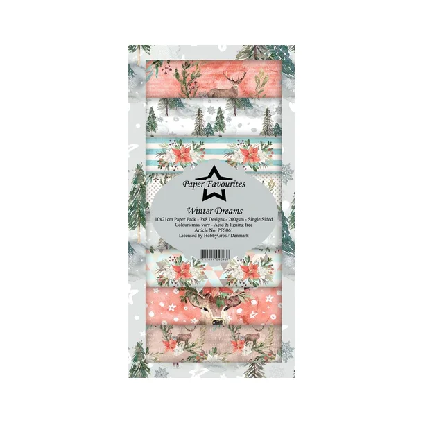 Paper Favourites Slim Card - PFS061 - Winter Dreams