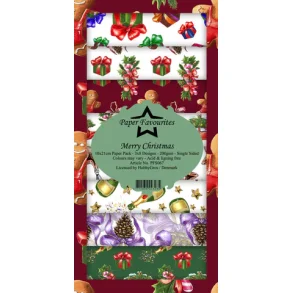 Paper Favourites Slim Card Merry Christmas PFS067