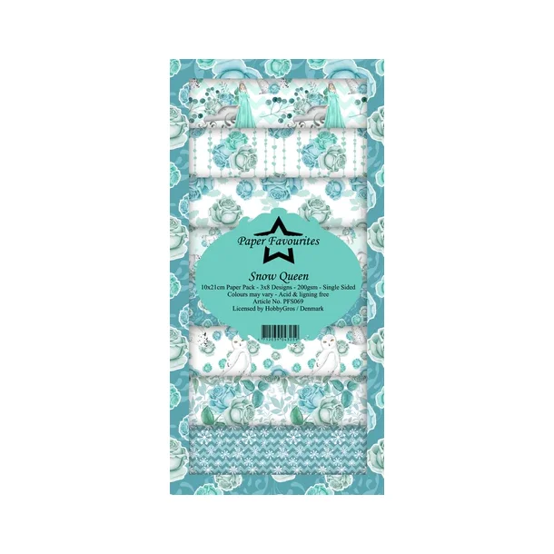 Paper Favourites Slim Card Snow Queen PFS069