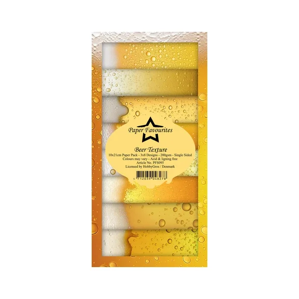 Paper Favourites Slim Card "Beer Texture" PFS095