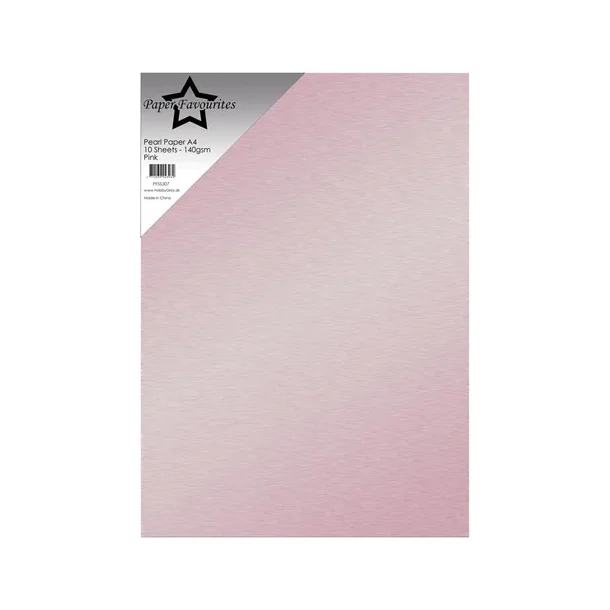 Paper Favourites Pearl Paper 140 gr A4 "Pink" PFSS307