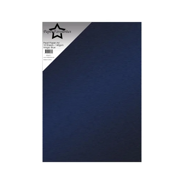 Paper Favourites Pearl Paper 140 gr A4 "Magic Blue" PFSS311