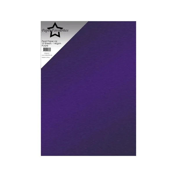 Paper Favourites Pearl Paper 140 gr A4 "Purple" PFSS312 