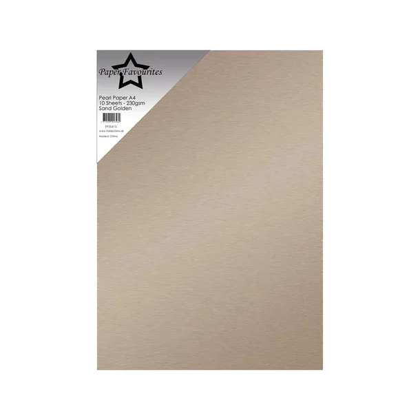 Paper Favourites Pearl Paper 240 gr A4 "Sand Golden" PFSS413 