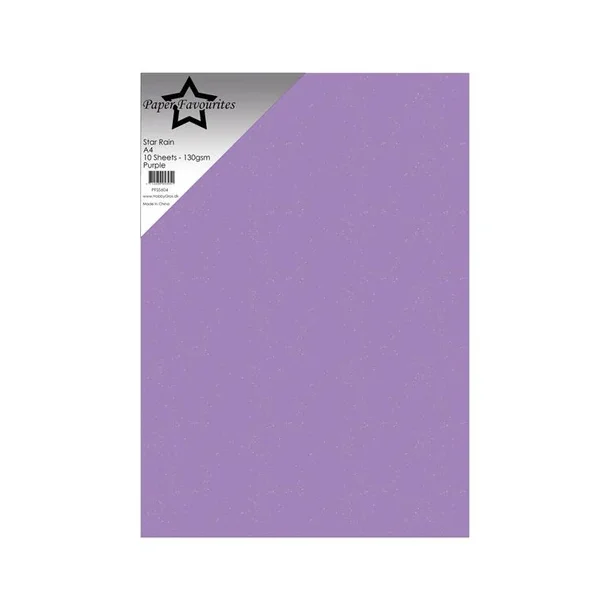 Paper Favourites Star Rain "Purple" PFSS604