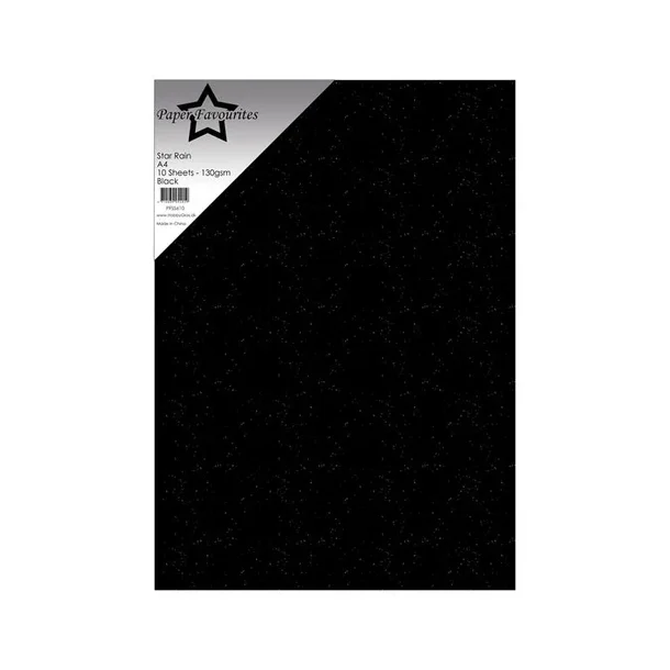 Paper Favourites Star Rain "Black" PFSS610