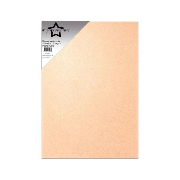 Paper Favourites Heavy Vellum Paper "Pastel Gold" PFSS903