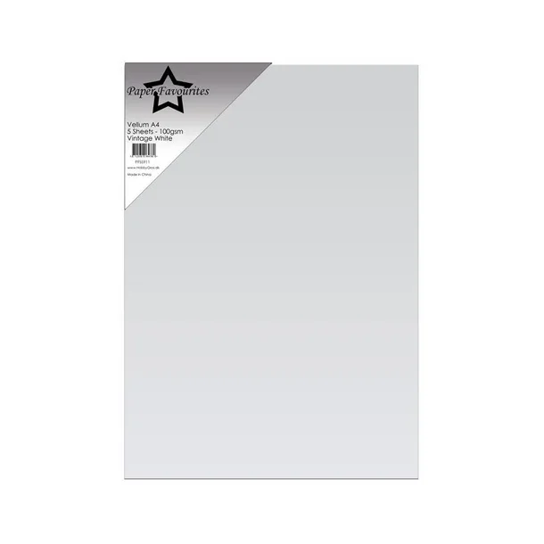 Paper Favourites Vellum Paper "Vintage White" PFSS911