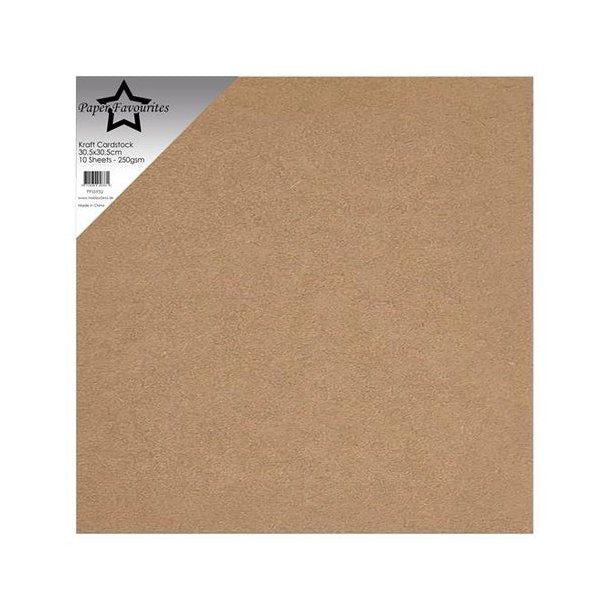 Paper Favourites Kraft Cardstock 30,5x30,5cm PFSS932