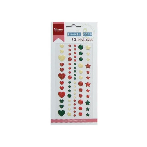 Marianne Design Enamel Dots - PL4509 - Christmas