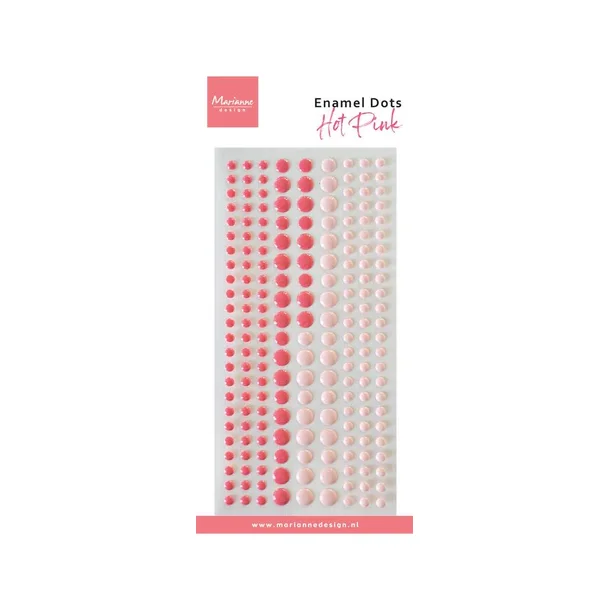 Marianne Design Enamel Dots "Duotone hot pink"  PL4539