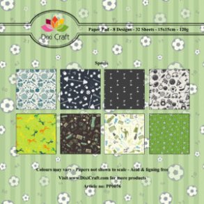 Dixi Craft Papirsblok 15x15cm PP0076