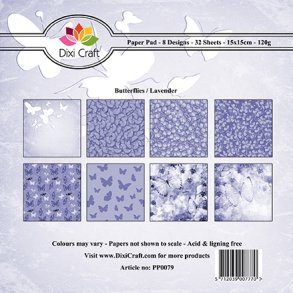 Dixi Craft Papirsblok 15x15cm PP0079