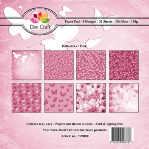 Dixi Craft Papirsblok 15x15cm PP0080