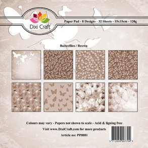 Dixi Craft Papirsblok 15x15cm PP0081