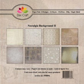 Dixi Craft Papirsblok 15x15cm PP0096