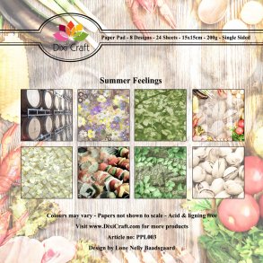 Dixi Craft Papirsblok 15x15cm PPL003