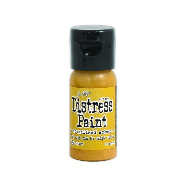 Ranger Distress Paint Flip Cap Bottle 29 ml -   Fossilized Amber TDF50209 