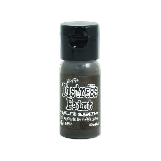 Ranger Distress Paint Flip Cap Bottle 29 ml - Ground Espresso TDF50605