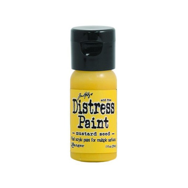 Ranger Distress Paint Flip Cap Bottle 29 ml -   Mustard Seed TDF53125