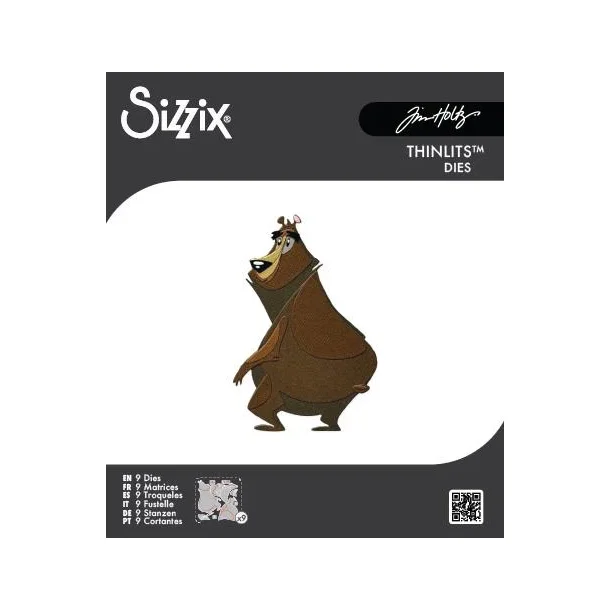 Sizzix/Tim Holtz Thinlits Die "Theodore, Mini Colorize" 662715