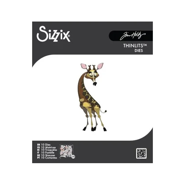 Sizzix/Tim Holtz Thinlits Die "Gertrude, Mini Colorize" 662717