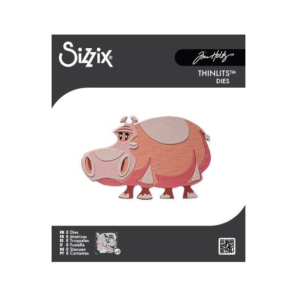 Sizzix/Tim Holtz Thinlits Die "Bernice, Mini Colorize" 662722