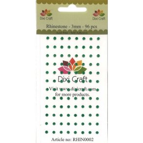 Dixi Craft Rhinsten 6mm 96stk RHIN0102 - Gr�n