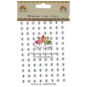 Dixi Craft Rhinsten 6mm 96stk RHIN0106 - Klar