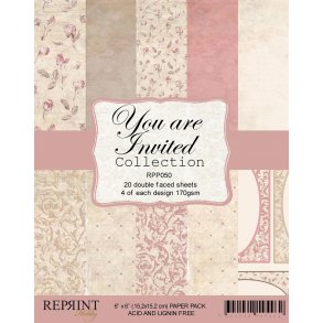 REPRINT Paperpack 15x15 RPP050 - You are Invited