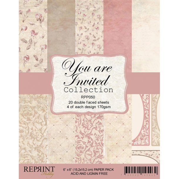 REPRINT Paperpack 15x15 RPP050 - You are Invited