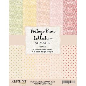 REPRINT Paperpack 15x15 RPP058 - Vintage Basic Collection 