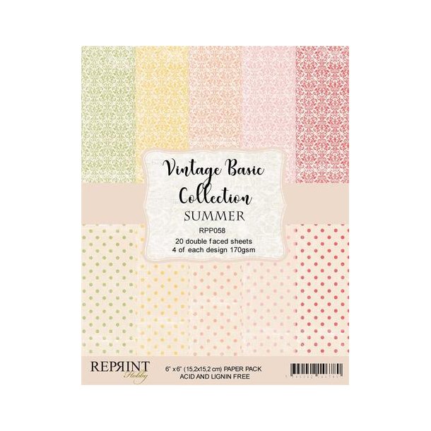 REPRINT Paperpack 15x15 RPP058 - Vintage Basic Collection 