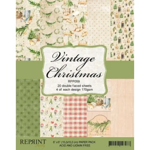 REPRINT Paperpack 15x15 RPP059 - Vintage Christmas