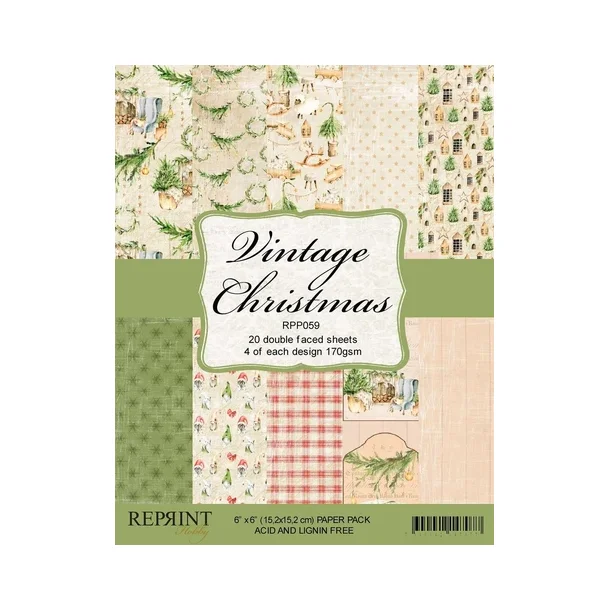 REPRINT Paperpack 15x15 RPP059 - Vintage Christmas