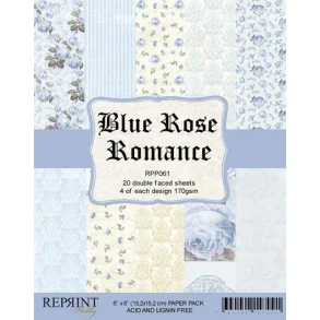 REPRINT Paperpack 15x15 RPP061 - Blue Rose Romance