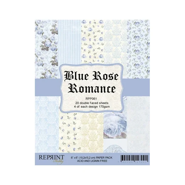 REPRINT Paperpack 15x15 RPP061 - Blue Rose Romance