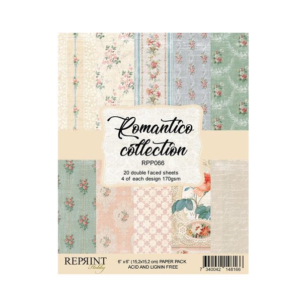 REPRINT Paperpack 15x15 RPP066 - Romantico