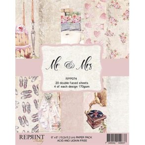 REPRINT Paperpack 15x15 RPP074 - Mr & Mrs
