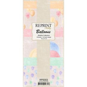REPRINT Paperpack - 003 -10x21 - Balloons  