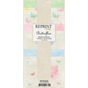 REPRINT Paperpack - 005 -10x21 - Butterflies 