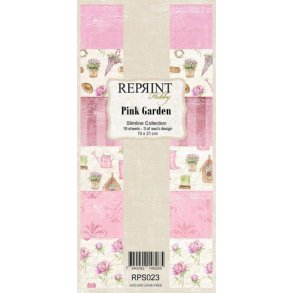 REPRINT Paperpack - 023 -10x21 - Pink Garden