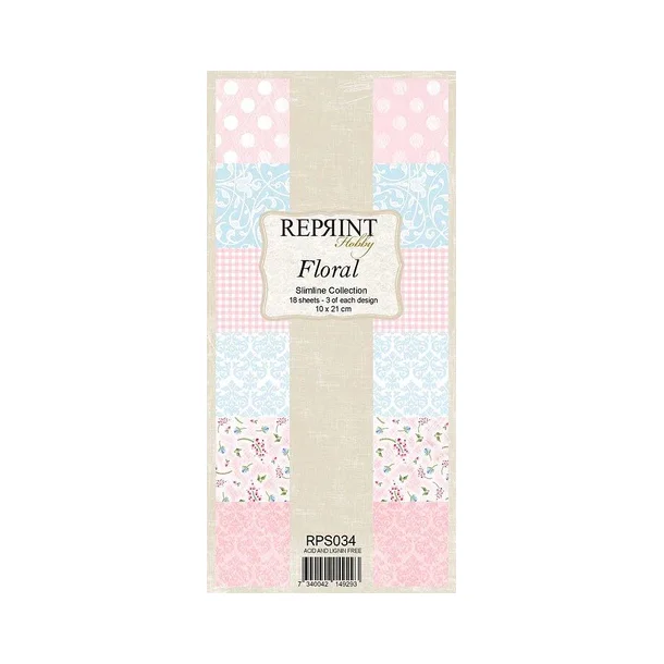 REPRINT Paperpack - 034 -10x21 - Floral