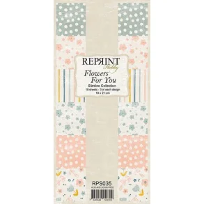 REPRINT Paperpack - 035 -10x21 - Flowers for you