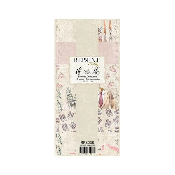  REPRINT Paperpack - 038 -10x21 - Mr &amp; Mrs