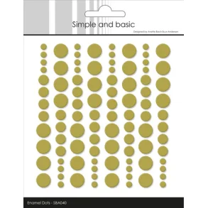 Simple and Basic Enamel Dots 